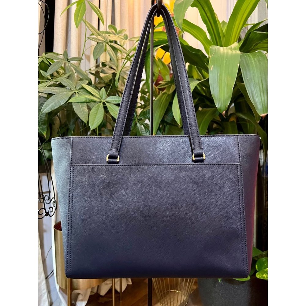 ♦️TORY BURCHN NAVY SMALL PARKER TOTE - Picture 2 of 12